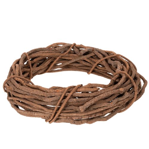 Coroa de vime natural para artesanato floral, 40cm | Floristik24.pt