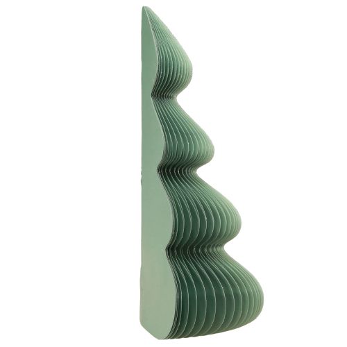 Itens Árvore de natal decoração de mesa de papel glitter menta Ø48cm Alt.60cm