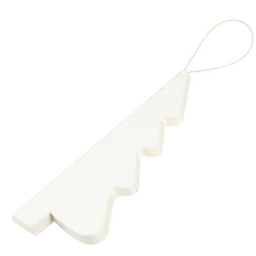 Itens Árvore de natal papel natal branco prata 20cm 5 unidades