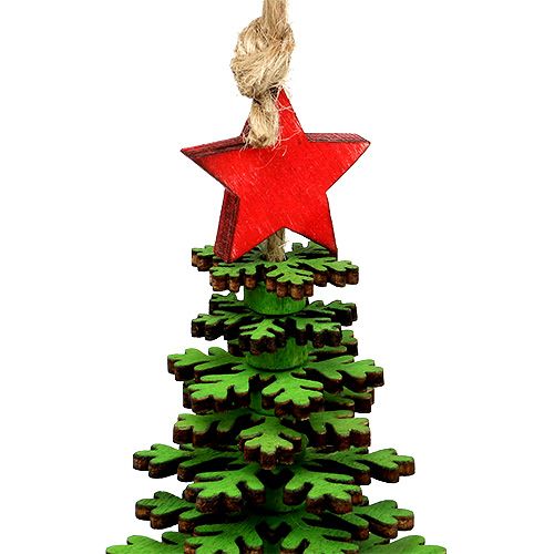 Floristik24 Árvore de natal para pendurar verde 14cm