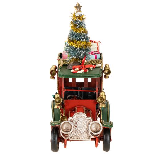 Itens Carro de decoração de Natal Carro de Natal vintage vermelho 15×7×16cm