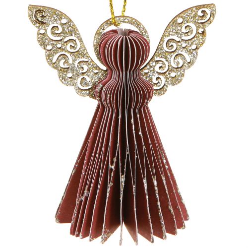 Itens Decoração de Natal enfeites de árvore de papel Bordeaux 6cm 12 un
