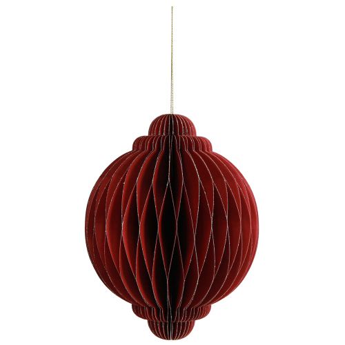 Itens Decoração de Natal em papel Decorações para árvores de Natal Bordeaux Alt.20cm