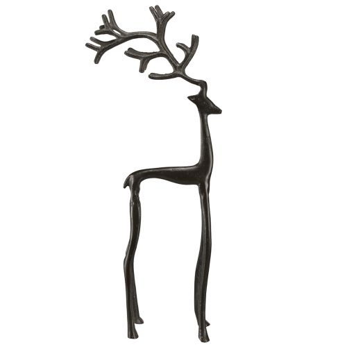 Itens Decoração de Natal decoração de renas em metal marrom 15x9x53cm