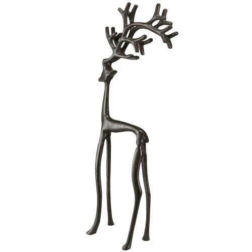 Itens Decoração de Natal decoração de renas em metal marrom 15x9x53cm