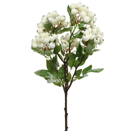 Itens Ramos de natal, snowberry, planta artificial nevada L58cm