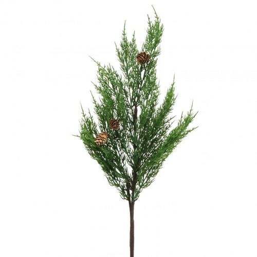 Floristik24 Ramos de cipreste ramo de Natal artificial com cones 78cm