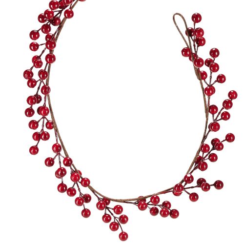 Guirlanda de Natal artificial guirlanda de frutas vermelhas 180cm