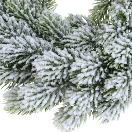 Floristik24 Guirlanda de Natal ramos de abeto Coroa de abeto nevada artificialmente Ø28cm