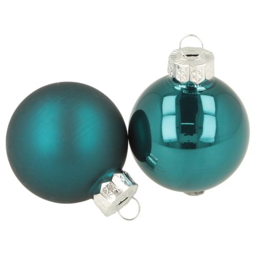 Enfeites de Natal, foscos e brilhantes, pequenas decorações natalinas, 4 cm, 24 peças comprar | Floristik24.pt