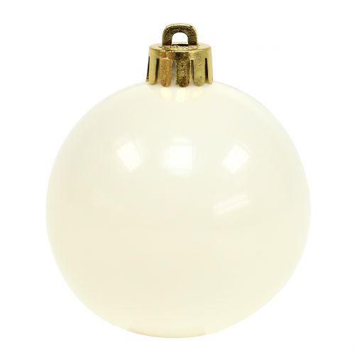 Itens Bola de Natal mix rosa, cinza, branco Ø5,5cm 10p