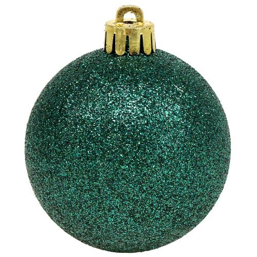 Itens Bola de Natal verde esmeralda mix Ø6cm 10pcs