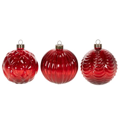 Enfeites de Natal de vidro,