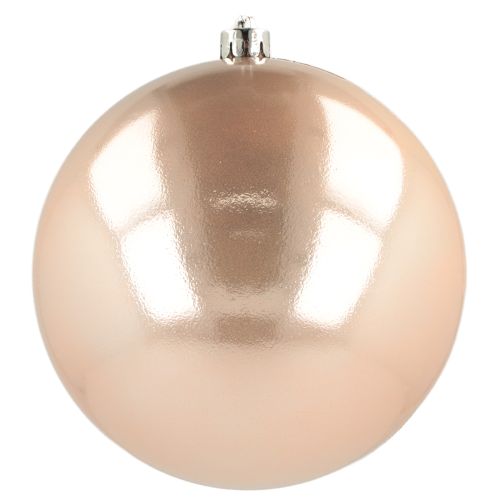 Bola de Natal de plástico ouro rosa bola inquebrável Ø14cm