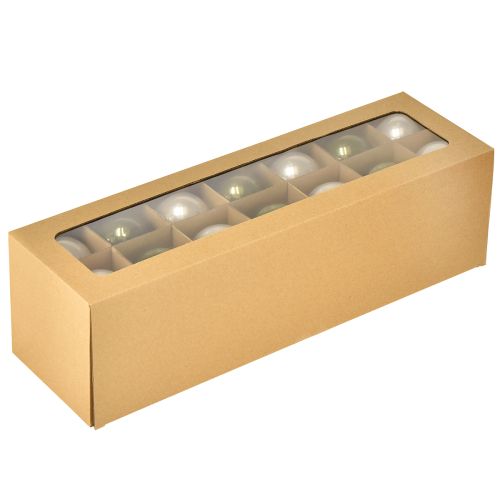 Itens Bolas de Natal bola de vidro verde creme Ø60mm 24 peças