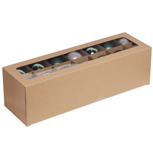 Itens Bolas de Natal verde cinza árvore bolas de vidro Ø6cm 24 unidades