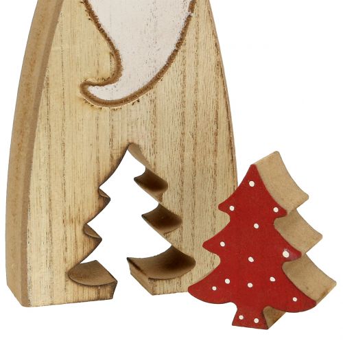 Floristik24 Madeira de Papai Noel 17cm