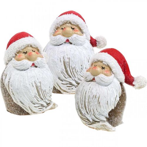 Itens Decoração de mesa de Papai Noel Decoração de janela de Papai Noel H8cm 3uds