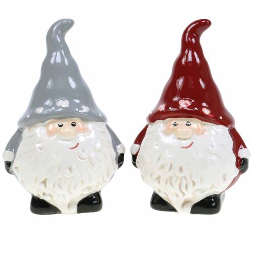 Floristik24 Decoração de Natal Figura de decoração de Papai Noel 10cm 2pcs