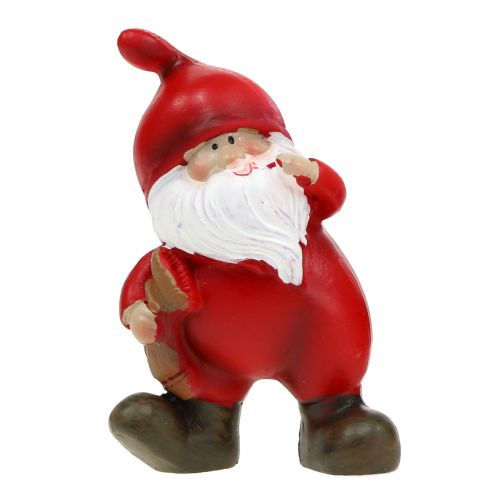 Floristik24 Papai Noel 5-7,5 cm vermelho 4pcs
