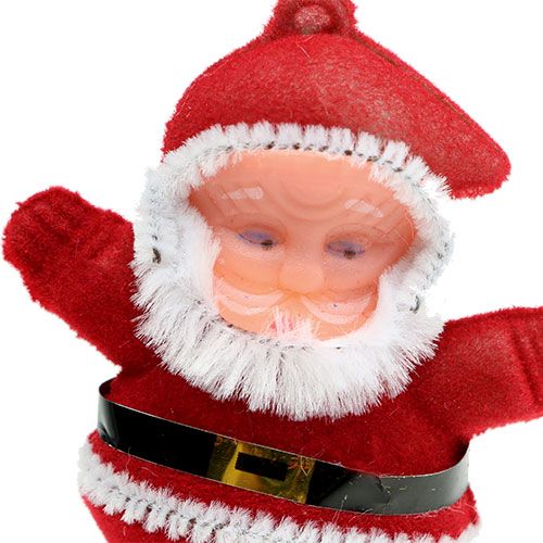Itens Papai Noel 6cm vermelho reunido na vara 48pcs