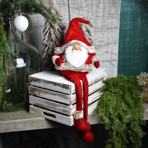 Itens Papai Noel banquinho borda figura decorativa Natal 28×22×88cm