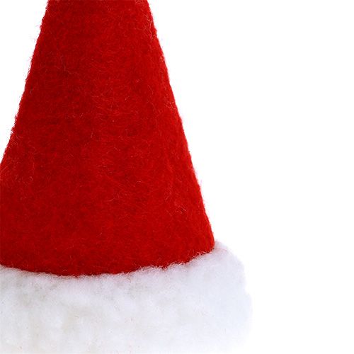 Floristik24 Chapéus de Natal vermelhos 10cm 12pcs