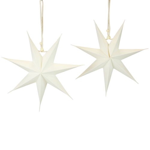 Floristik24 Janela poinsétia, estrelas de papel Natal, estrela dobrável Ø20cm 4 unidades