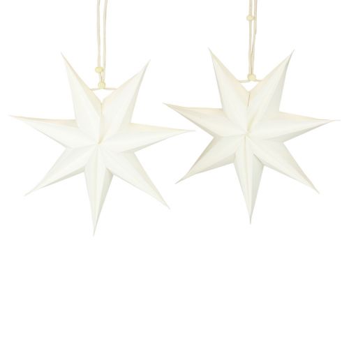 Itens Janela poinsétia, estrelas de papel Natal, estrela dobrável Ø21cm 4 unidades