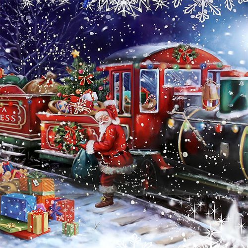 Floristik24 Saco de Natal com saco de presente 25cm x 34,5cm