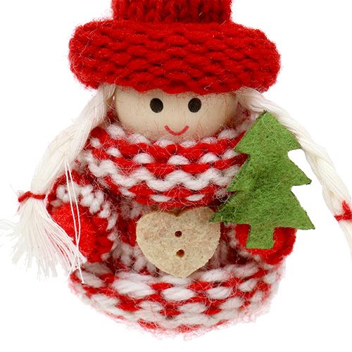 Floristik24 Duende de Natal para pendurar 6,5cm C15cm sortidos. 3 pecas
