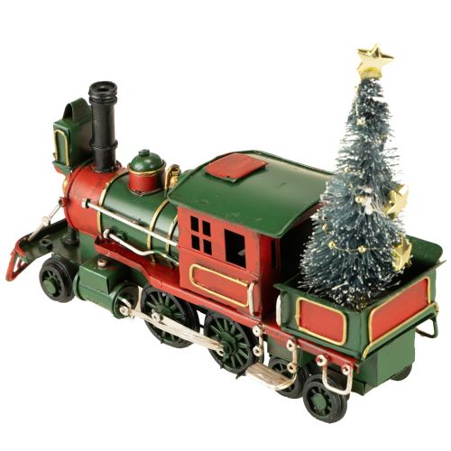 Itens Trem de Natal com locomotiva de abeto verde Natal 20cm