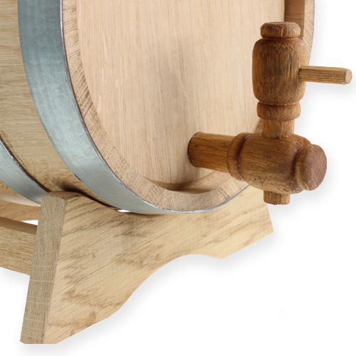 Itens Barril de madeira, barril de vinho com suporte 5 litros