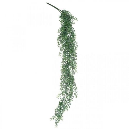 Floristik24 Planta verde suspensa planta artificial suspensa com botões verde, branco 100cm