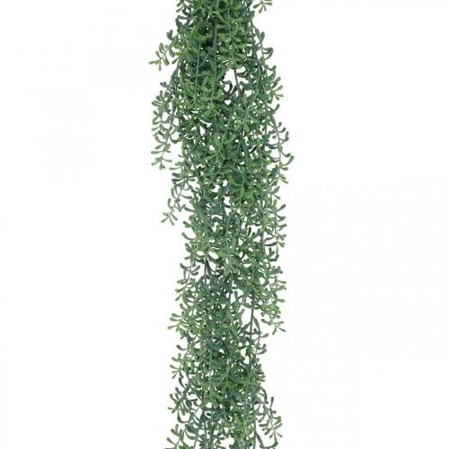 Floristik24 Planta verde suspensa planta artificial suspensa com botões verde, branco 100cm