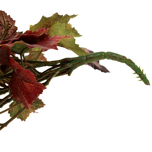 Floristik24 Folhas de videira verde cabide, bordeaux 67 cm