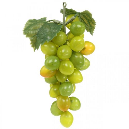 Itens Deco uvas decoração outono verde frutas artificiais 15cm