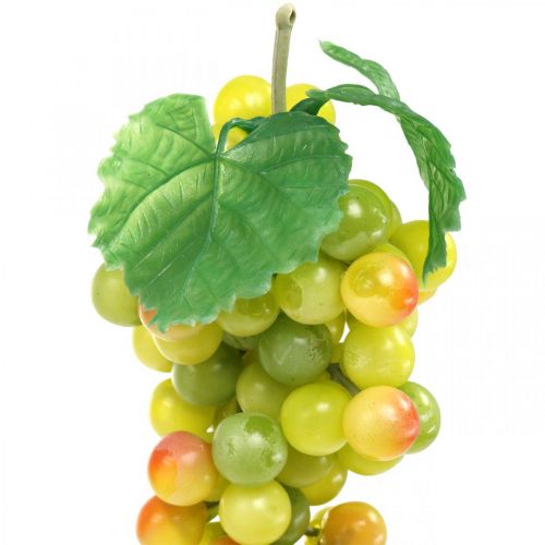 Floristik24 Decoração de vitrine de loja de fruta artificial verde uvas Deco 22cm