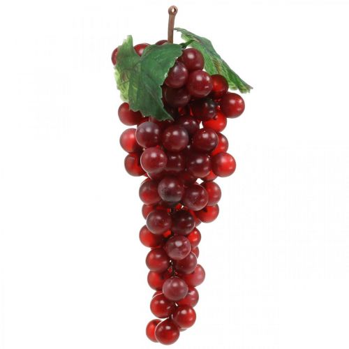 Floristik24 Decoração uva vermelha Uvas artificiais frutas decorativas 22cm