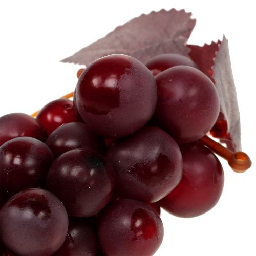 Floristik24 Uvas 15cm vermelhas