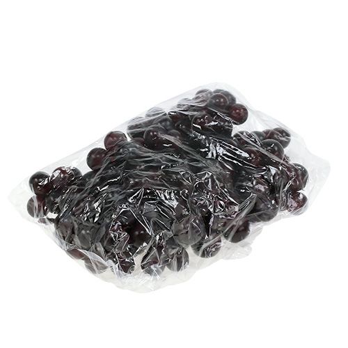 Floristik24 Cacho de uvas vermelho escuro 44cm artificial