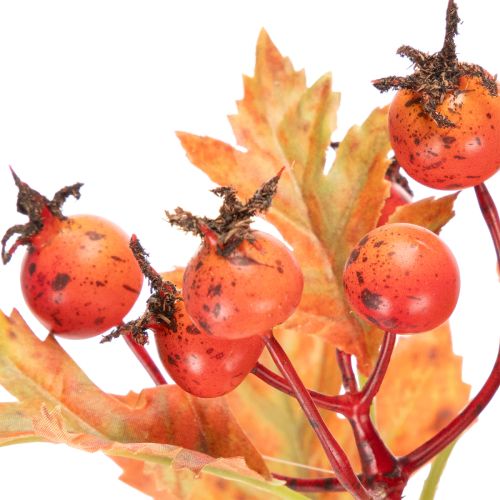 Ramo artificial de espinheiro com folhas e frutos, 62 cm | Floristik24.pt