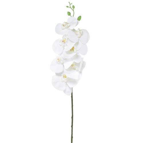 Itens Orquídea Artificial Branca Phalaenopsis Real Touch H83cm