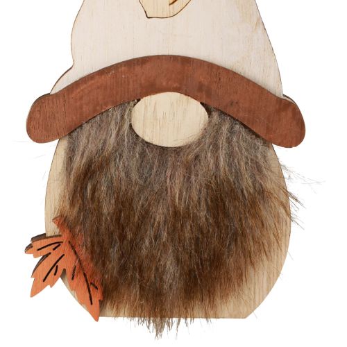 Itens Gnomo pendente decoração de madeira gnomos de outono 21×10,5cm 4 un