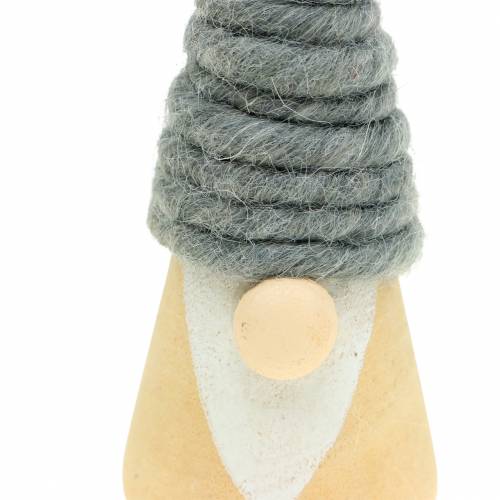 Floristik24 Gnomo de madeira de decoração de Natal com chapéu de lã 7cm 8pcs