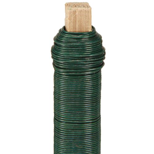 Itens Fio para embrulho, fio para artesanato, verde 0,65mm 100g