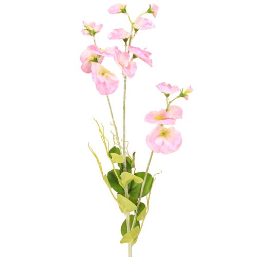 Itens Ervilhas doces flores artificiais rosa em haste longa 74cm 2 unidades