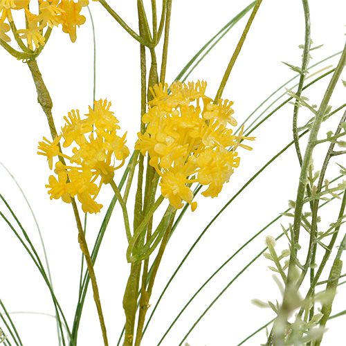 Floristik24 Flores do prado amarelo C 60 cm 3 unidades