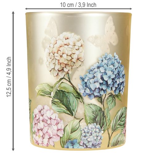 Itens Elegante castiçal com motivos florais para decoração de ambientes aconchegantes, 12,5 cm, 2 peças.