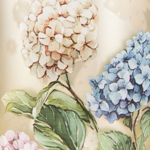 Floristik24 Elegante castiçal com motivos florais para decoração de ambientes aconchegantes, 12,5 cm, 2 peças.